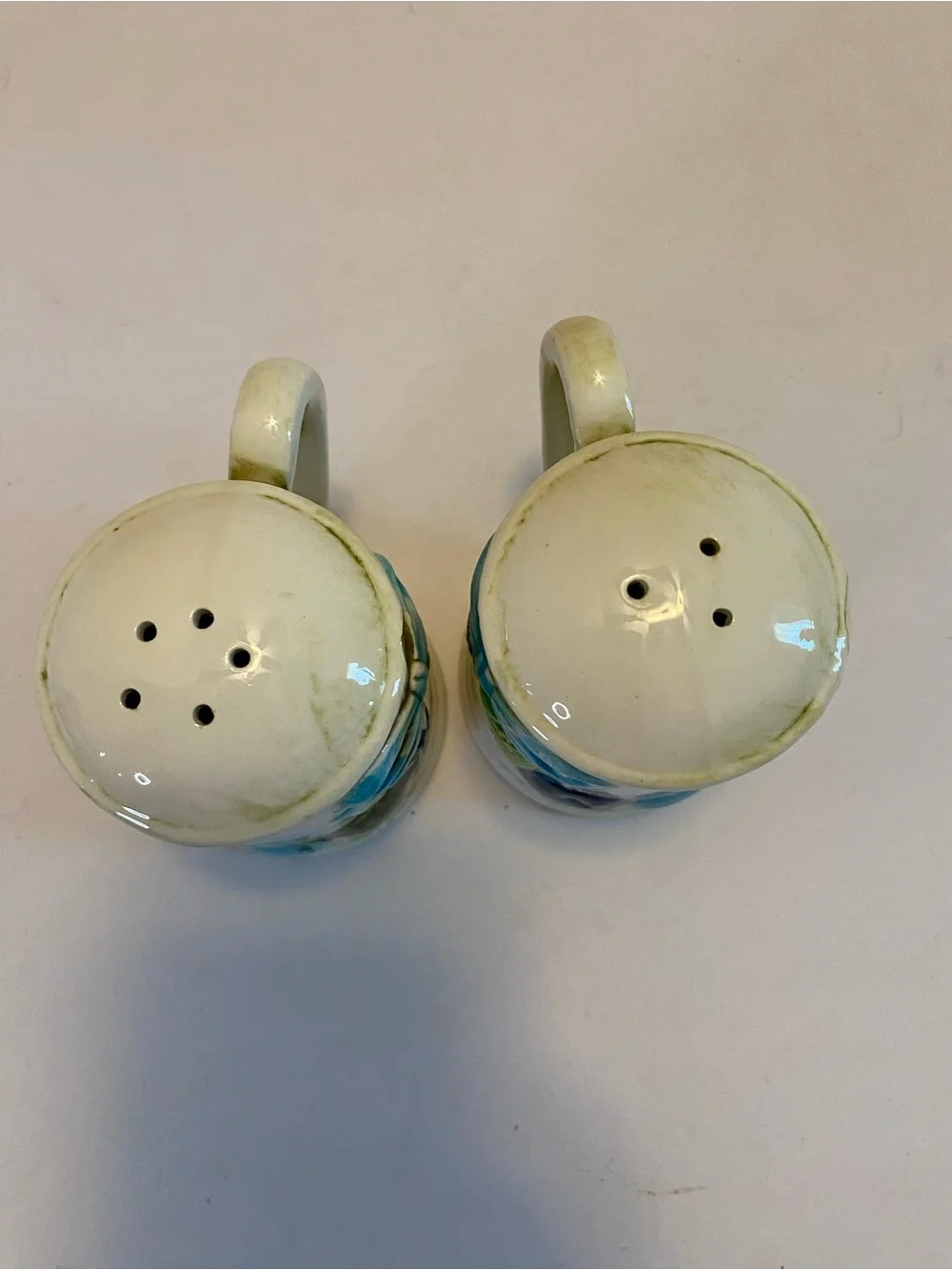 Napcoware Made in Japan S&P Shakers Fruit Design C-8268 No Chips Or Cracks.